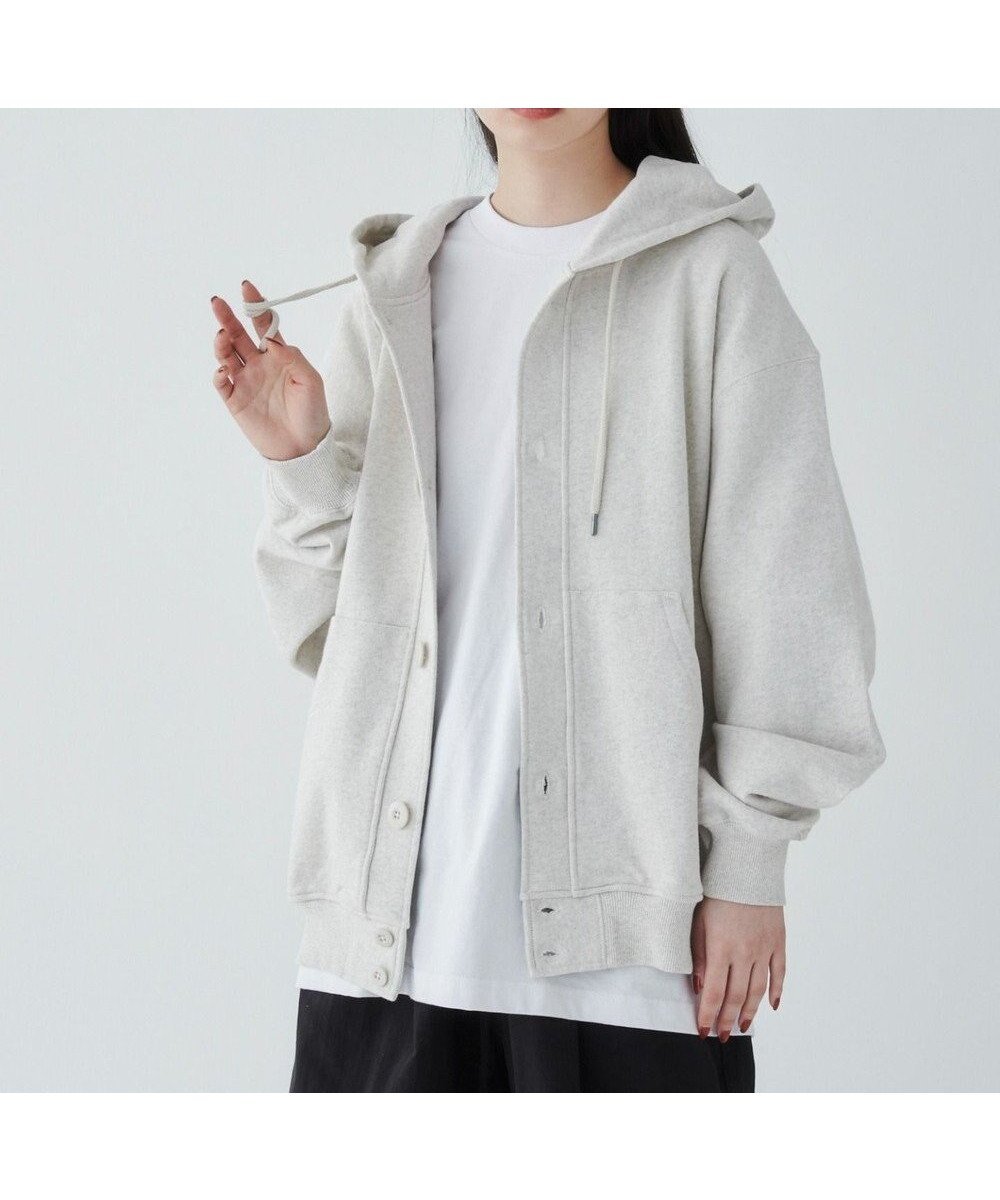 【ウィゴー/WEGO】の【ユニセックス着用ITEM】スウェットボタンカーディガン インテリア・キッズ・メンズ・レディースファッション・服の通販 founy(ファニー) 　ファッション　Fashion　レディースファッション　Fashion for Women　トップス・カットソー　Cut & Sew Tops　カーディガン・羽織り　Layered Style Cardigans　レディースパーカー・カジュアルフーディー　Casual Hoodies & Sweatshirts　スウェット・クルーネックトップス　Sweatshirts & Crewnecks / Relaxed Fit Sweat Tops　カーディガン　Cardigan, Knitwear　スウェット / スエット　Sweatshirt, Sweatwear　スマホ　Smartphone, Mobile Device　パーカー　Hoodie, Parka　ポケット　Pocket, Pocket Detail　ミリタリー　Military, Army Style　夏　Summer　春　Spring　S/S・春夏　SS, Spring/Summer, Warm Season　秋　Autumn　羽織　Haori, Light Jacket　グレーその他|ID: prp329100004870235 ipo3291000000036299014