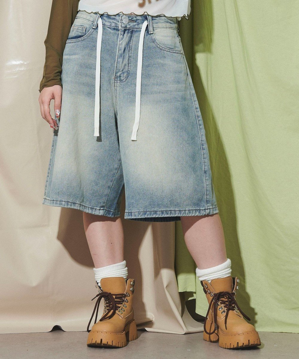 【ウィゴー/WEGO】のブラストデニムハーフパンツ 人気、トレンドファッション・服の通販 founy(ファニー) 　ファッション　Fashion　レディースファッション　Fashion for Women　パンツ　Pants & Trousers　デニムパンツ・ジーンズ・美脚デニム　Denim Jeans & Pants　ショートパンツ・ハーフパンツ　High-Waisted & Relaxed Shorts　おすすめ　Recommended / Our Picks　ショート　Short, Short Length　スマホ　Smartphone, Mobile Device　デニム　Denim, Jeans Material　トレンド　Trend, Trending Now　ハーフ　Half, Half-Length　冬　Winter / This Winter　夏　Summer　春　Spring　S/S・春夏　SS, Spring/Summer, Warm Season　秋　Autumn　 other-1|ID: prp329100004870239 ipo3291000000036299023