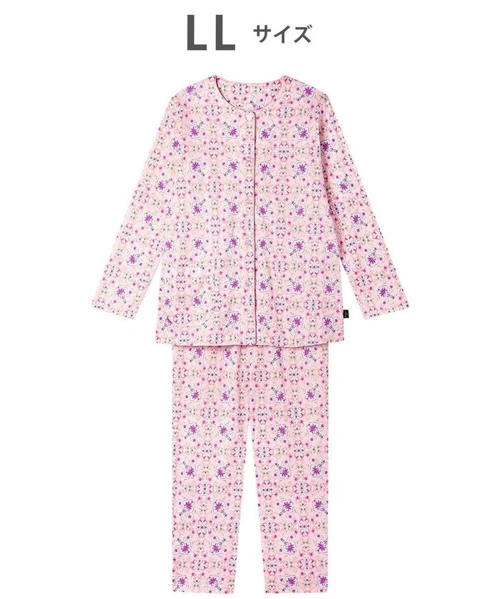 【ワコール/WACOAL】のパジャマ 長袖 長ズボン 綿100%(本体) 天竺素材 ミントン レディース NDX563 /ワコール インテリア・キッズ・メンズ・レディースファッション・服の通販 founy(ファニー) https://founy.com/ ファッション Fashion レディースファッション Fashion for Women トップス・カットソー Cut & Sew Tops コレクション Collection, Seasonal Line パジャマ Pajamas, Sleepwear ボトム Bottoms, Lower Wear 長袖 Long Sleeve, Full Sleeve |ID: prp329100004870246 ipo3291000000036299043