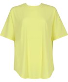 【シーダブリューエックス/CW-X】の【WOMEN】 CW-X Tシャツ 梨地素材 薄手 シアー感 スポーツウェア 半袖 レディース DLY125 /ワコール 人気、トレンドファッション・服の通販 founy(ファニー) ファッション Fashion レディースファッション Fashion for Women トップス・カットソー Cut & Sew Tops シャツ・ブラウス・オフィスカジュアル Elegant Blouses & Button-Ups ロングTシャツ・Tシャツ Longline T-Shirts & Tees スポーツウェア Functional & Stylish Sportswear スポーツ トップス Athletic Tops / Workout Tops / Training Shirts おすすめ Recommended / Our Picks シアー Sheer, See-Through スポーツ Sports, Activewear 半袖 Short Sleeve, Half Sleeve thumbnail イエロー|ID: prp329100004870248 ipo3291000000036299054