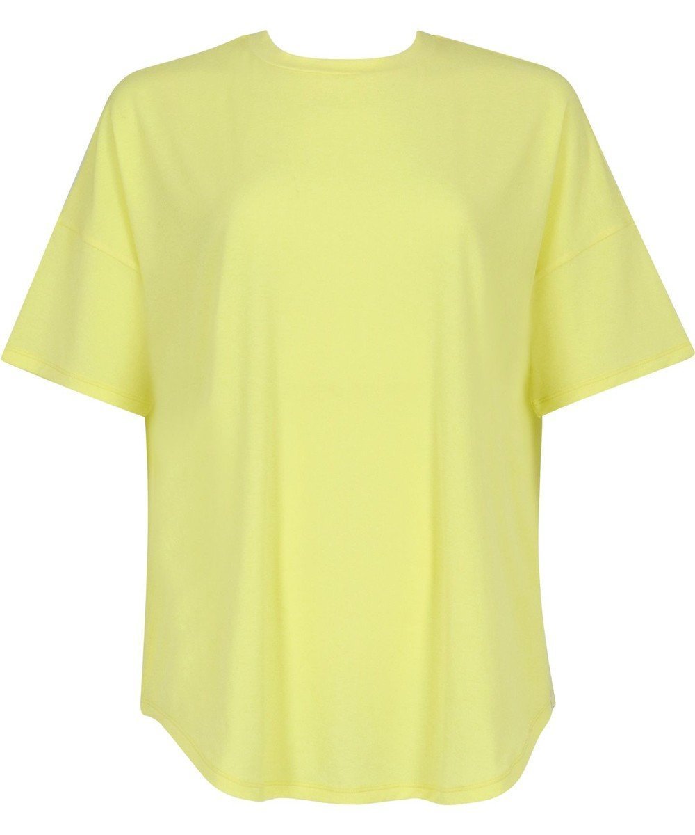 【シーダブリューエックス/CW-X】の【WOMEN】 CW-X Tシャツ 梨地素材 薄手 シアー感 スポーツウェア 半袖 レディース DLY125 /ワコール インテリア・キッズ・メンズ・レディースファッション・服の通販 founy(ファニー) 　ファッション　Fashion　レディースファッション　Fashion for Women　トップス・カットソー　Cut & Sew Tops　シャツ・ブラウス・オフィスカジュアル　Elegant Blouses & Button-Ups　ロングTシャツ・Tシャツ　Longline T-Shirts & Tees　スポーツウェア　Functional & Stylish Sportswear　スポーツ トップス　Athletic Tops / Workout Tops / Training Shirts　おすすめ　Recommended / Our Picks　シアー　Sheer, See-Through　スポーツ　Sports, Activewear　半袖　Short Sleeve, Half Sleeve　イエロー|ID: prp329100004870248 ipo3291000000036299054