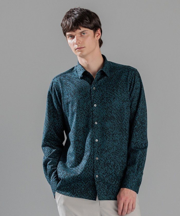 【ジョゼフ オム/JOSEPH HOMME / MEN】のバークジャガードジャージー レギュラーカラーシャツ インテリア・キッズ・メンズ・レディースファッション・服の通販 founy(ファニー) https://founy.com/ ファッション Fashion メンズファッション Fashion for Men トップス・カットソー Cut & Sew Tops メンズシャツ Shirts シンプル Simple, Minimal ストレッチ Stretch, Stretchy Fabric A/W・秋冬 Autumn/Winter 軽量 Lightweight, Ultra Light |ID: prp329100004870269 ipo3291000000036299131