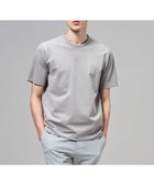 【ジョゼフ オム/JOSEPH HOMME / MEN】のクリアコットンカノコ クルーネックTシャツ ライトグレー系|ID: prp329100004870272 ipo3291000000036299147