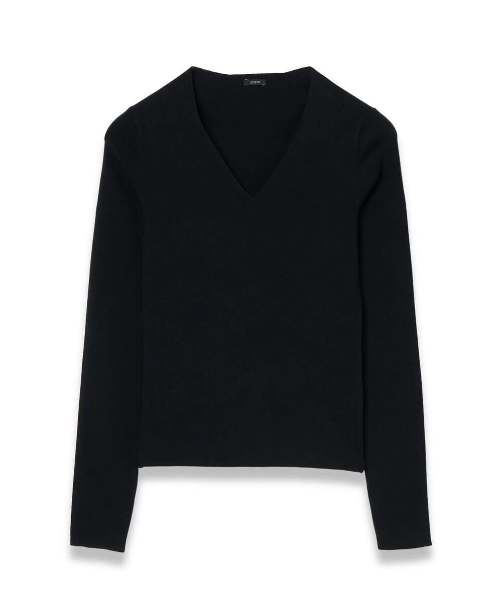 【ジョゼフ/JOSEPH】の【FOUNDATIONS】シルクストレッチ Vネックニット 人気、トレンドファッション・服の通販 founy(ファニー) 　ファッション　Fashion　レディースファッション　Fashion for Women　トップス・カットソー　Cut & Sew Tops　ニット　Knit Tops & Sweaters　Vネックトップス　V-Neck Tops / V-Cut Neckline Shirts　インナー　Innerwear　コレクション　Collection, Seasonal Line　シルク　Silk, 100% Silk　ストレッチ　Stretch, Stretchy Fabric　セットアップ　Set-Up, Coordinated Outfit　セーター　Sweater, Knitwear　バランス　Balance, Style Balance　フィット　Fit, Slim Fit　ベーシック　Basic, Essential　モダン　Modern, Contemporary　定番　Standard, Basic Item　A/W・秋冬　Autumn/Winter　 other-1|ID: prp329100004870290 ipo3291000000036299307