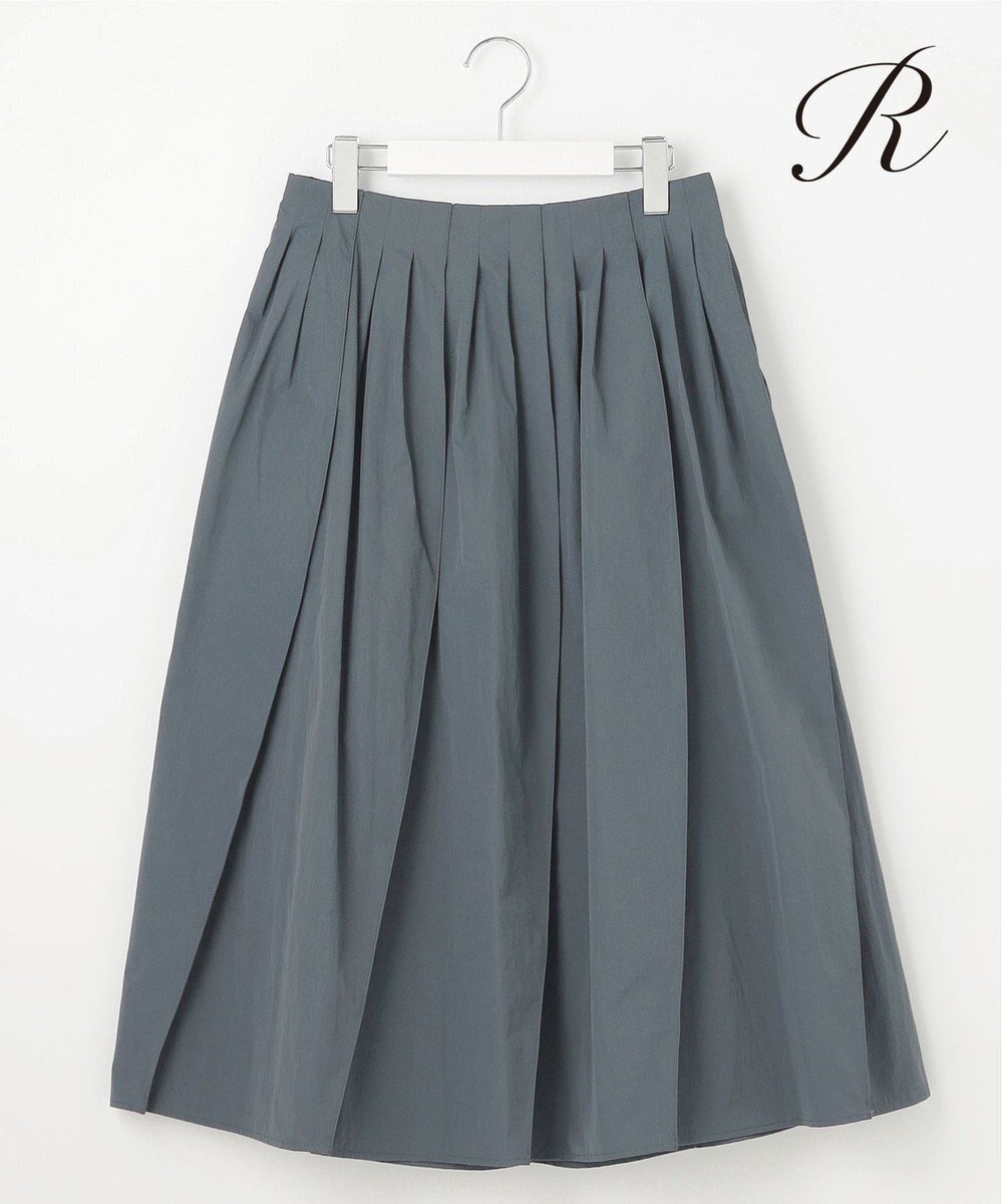 【23区/NIJYUSANKU】の【R(アール)】ナイロンタフタワッシャー スカート インテリア・キッズ・メンズ・レディースファッション・服の通販 founy(ファニー) 　ファッション　Fashion　レディースファッション　Fashion for Women　スカート　Skirts　エレガント 上品　Elegant　春　Spring　シンプル　Simple, Minimal　タフタ　Taffeta, Structured Fabric　人気　Popular, Best Seller　フォルム　Silhouette, Form　S/S・春夏　SS, Spring/Summer, Warm Season　夏　Summer　2025年　2025　2025春夏・S/S　Spring/Summer 2025 SS25　スレートグレー系|ID: prp329100004870304 ipo3291000000036299511