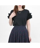 【トッカ/TOCCA】の【星風まどかコラボ】DOT GARLAND Tシャツ 人気、トレンドファッション・服の通販 founy(ファニー) ファッション Fashion レディースファッション Fashion for Women トップス・カットソー Cut & Sew Tops シャツ・ブラウス・オフィスカジュアル Elegant Blouses & Button-Ups ロングTシャツ・Tシャツ Longline T-Shirts & Tees カットソー・ベーシックTシャツ Cut-and-Sewn Tops / Stretch Tees & Basics 春 Spring カットソー Cut and Sewn Top コラボ Collaboration, Collab シンプル Simple, Minimal ジャケット Jacket, Outerwear ストレッチ Stretch, Stretchy Fabric チュール Tulip, Tulip Motif フリル Frill, Ruffle S/S・春夏 SS, Spring/Summer, Warm Season おすすめ Recommended / Our Picks 夏 Summer エレガント 上品 Elegant 2025年 2025 2025春夏・S/S Spring/Summer 2025 SS25 thumbnail ブラック系|ID: prp329100004870305 ipo3291000000036299518