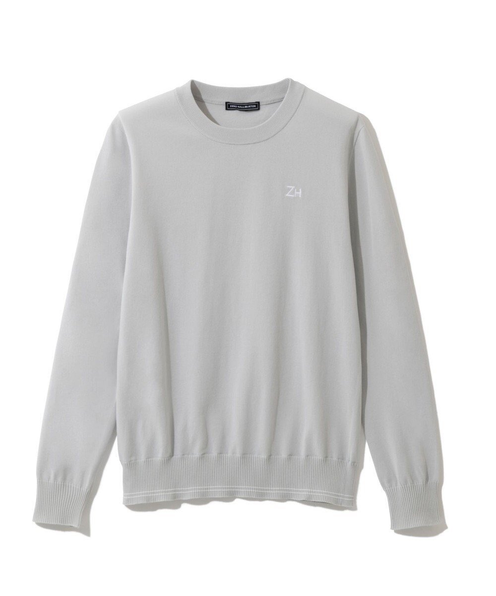 【ゼロハリバートン/ZERO HALLIBURTON】の【雑誌掲載】ソロテックス クルーネックニット 82845 W4S9c レディースゴルフ インテリア・キッズ・メンズ・レディースファッション・服の通販 founy(ファニー) 　雑誌掲載アイテム　Magazine Picks & Fashion Features　ファッション雑誌　Fashion Magazines　エクラ　eclat　ファッション　Fashion　レディースファッション　Fashion for Women　トップス・カットソー　Cut & Sew Tops　ニット　Knit Tops & Sweaters　5月号　May Issue　おすすめ　Recommended / Our Picks　ゴルフ　Golf　シンプル　Simple, Minimal　セーター　Sweater, Knitwear　夏　Summer　S/S・春夏　SS, Spring/Summer, Warm Season　洗える　Machine Washable　A/W・秋冬　Autumn/Winter　軽量　Lightweight, Ultra Light　雑誌　Magazine, Fashion Magazine　シルバーグレー杢|ID: prp329100004870307 ipo3291000000036299555