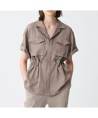 【アンクレイヴ/uncrave】のドレープツイル ミリタリー ジャケット トープ(佐藤晴美さん着用)|ID: prp329100004870309 ipo3291000000036299566