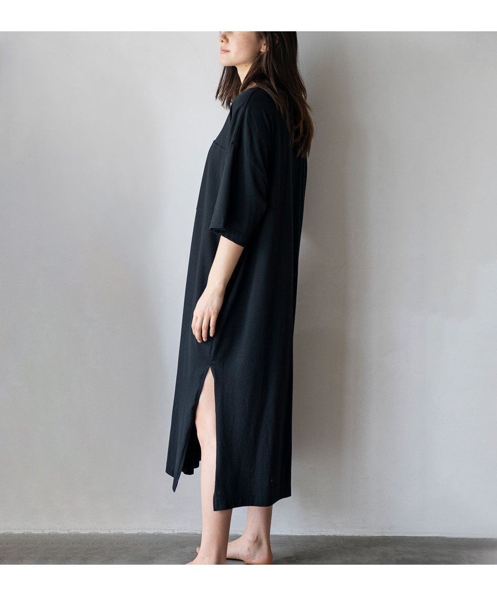 【ハーグ/HAAG】のスマイルコットン SHORT SLEEVE ONEPIECE ワンピース 人気、トレンドファッション・服の通販 founy(ファニー) 　ファッション　Fashion　レディースファッション　Fashion for Women　ワンピース　Dresses　春　Spring　吸水　Absorbent, Quick-Dry　スリット　Slit, Slit Detail　タンブラー　Tumbler, Travel Mug　ボックス　Boxy, Box Shape　ボトム　Bottoms, Lower Wear　ポケット　Pocket, Pocket Detail　ロング　Long, Long-Length　S/S・春夏　SS, Spring/Summer, Warm Season　夏　Summer　 other-1|ID: prp329100004870312 ipo3291000000036299596