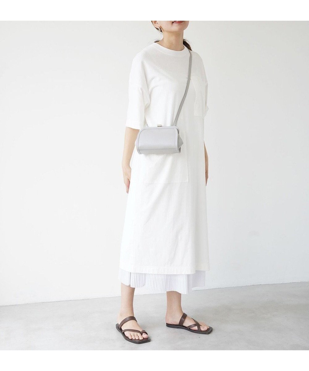 【ハーグ/HAAG】のスマイルコットン SHORT SLEEVE ONEPIECE ワンピース インテリア・キッズ・メンズ・レディースファッション・服の通販 founy(ファニー) 　ファッション　Fashion　レディースファッション　Fashion for Women　ワンピース　Dresses　春　Spring　吸水　Absorbent, Quick-Dry　スリット　Slit, Slit Detail　タンブラー　Tumbler, Travel Mug　ボックス　Boxy, Box Shape　ボトム　Bottoms, Lower Wear　ポケット　Pocket, Pocket Detail　ロング　Long, Long-Length　S/S・春夏　SS, Spring/Summer, Warm Season　夏　Summer　ホワイト|ID: prp329100004870312 ipo3291000000036299598