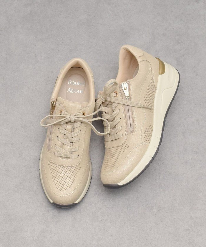 【ブリジット バーキン/Bridget Birkin】の【Round About】サイドジップスニーカー インテリア・キッズ・メンズ・レディースファッション・服の通販 founy(ファニー) https://founy.com/ ファッション Fashion レディースファッション Fashion for Women おすすめ Recommended / Our Picks クッション Cushion, Throw Pillow スニーカー Sneakers, Trainers 旅行 Travel |ID: prp329100004870324 ipo3291000000036299653