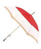 【ムーンバット/MOONBAT】の【耐風】FURLA 長傘 カラーボーダー 日本製 レッド|ID: prp329100004870329 ipo3291000000036299693