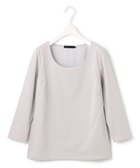 【アイシービー/iCB】の【洗える】スーペリアジャージー Uネックプルオーバー ライトグレー系|ID: prp329100004870332 ipo3291000000036299710