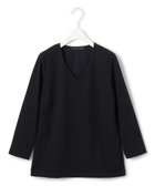 【アイシービー/iCB】の【洗える】スーペリアジャージー Vネックプルオーバー ブラック系|ID: prp329100004870333 ipo3291000000036299715