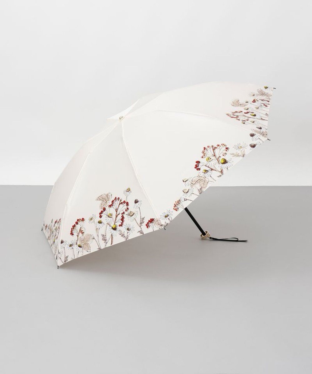 【アウロラ/AURORA】の【 JILL STUART(ジル スチュアート)】ボタニカルプリント雨傘(折りたたみ傘) インテリア・キッズ・メンズ・レディースファッション・服の通販 founy(ファニー) 　ファッション　Fashion　レディースファッション　Fashion for Women　レイングッズ・傘・晴雨兼用傘　Umbrellas & Rain Gear　クール　Cool, Chic　シルバー　Silver, Metallic Silver　ダブル　Double, Double-Breasted　プリント　Print, Printed Pattern　ランダム　Random, Irregular　傘　Umbrella, Parasol　レッド|ID: prp329100004870348 ipo3291000000036299775