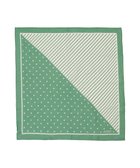 【ムーンバット/MOONBAT】の【洗える/日本製】MACKINTOSH PHILOSOPHY チェックロゴ コットンスカーフ 65cm×65cm グリーン|ID: prp329100004870353 ipo3291000000036299806