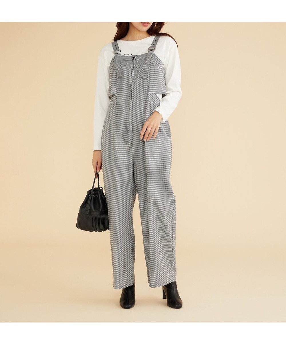 【フェルゥ/Feroux】の【古畑星夏さん着用】チェック オールインワン 人気、トレンドファッション・服の通販 founy(ファニー) 　ファッションモデル・俳優・女優　Models　女性　Women　古畑星夏　Furuhata Seika　ファッション　Fashion　レディースファッション　Fashion for Women　ワンピース　Dresses　オールインワン・ワンピース　Dresses and Jumpsuits　サロペット&オールインワン　Dungarees & Jumpsuit Styles　おすすめ　Recommended / Our Picks　カッティング　Cutting Detail　クラシカル　Classical, Vintage-Inspired　タートルネック　Turtleneck, High Neck　チェック　Check, Plaid, Tartan　フェミニン　Feminine, Girly　フリル　Frill, Ruffle　夏　Summer　A/W・秋冬　Autumn/Winter　 other-1|ID: prp329100004870356 ipo3291000000036299823