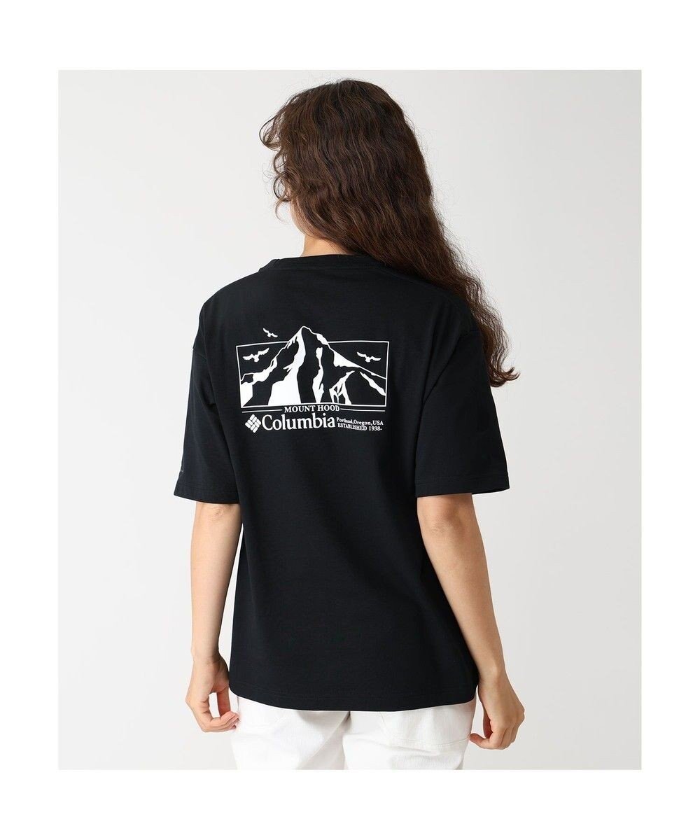 【コロンビア/Columbia】のColumbia/ ロマビスタグラフィックショートスリーブTシャツ /コロンビア インテリア・キッズ・メンズ・レディースファッション・服の通販 founy(ファニー) 　ファッション　Fashion　レディースファッション　Fashion for Women　トップス・カットソー　Cut & Sew Tops　シャツ・ブラウス・オフィスカジュアル　Elegant Blouses & Button-Ups　ロングTシャツ・Tシャツ　Longline T-Shirts & Tees　カットソー・ベーシックTシャツ　Cut-and-Sewn Tops / Stretch Tees & Basics　カットソー　Cut and Sewn Top　グラフィック　Graphic, Graphic Design　トレンド　Trend, Trending Now　夏　Summer　S/S・春夏　SS, Spring/Summer, Warm Season　A/W・秋冬　Autumn/Winter　Black|ID: prp329100004870357 ipo3291000000036299829