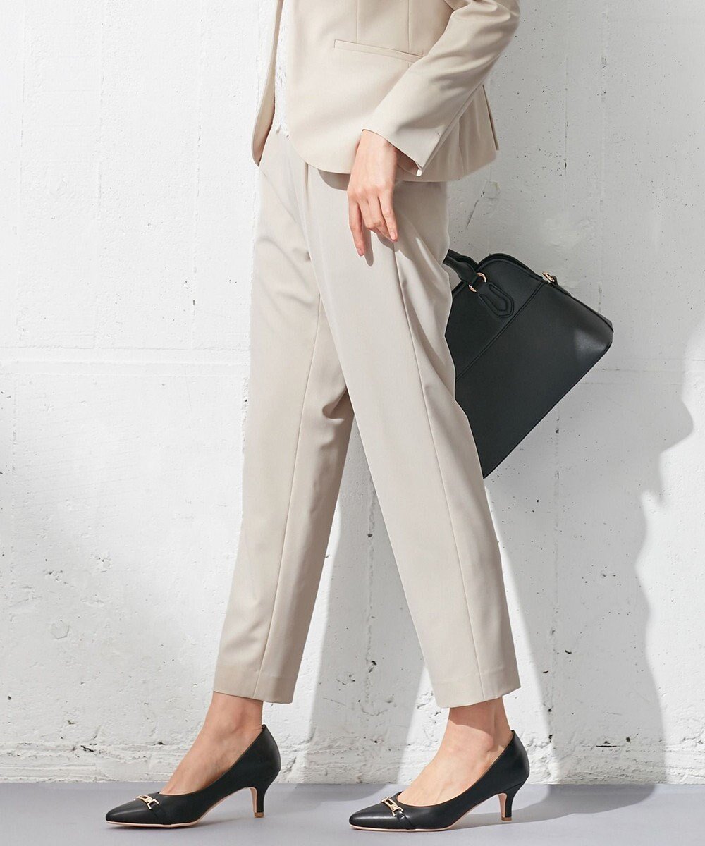 【エニィ スィス/any SiS】の【セットアップ対応】セレモニーダブルクロス テーパード パンツ インテリア・キッズ・メンズ・レディースファッション・服の通販 founy(ファニー) 　ファッション　Fashion　レディースファッション　Fashion for Women　セットアップ　Matching Sets　レディースパンツ・ボトムス　Pants & Trousers / Bottoms　スタイリッシュ　Stylish, Fashionable　ストレッチ　Stretch, Stretchy Fabric　セットアップ　Set-Up, Coordinated Outfit　テーパード　Tapered, Tapered Pants　ビジネス 仕事 通勤　Business / Work / Commuting　人気　Popular, Best Seller　定番　Standard, Basic Item　楽ちん　Easy Fit, Comfortable　A/W・秋冬　Autumn/Winter　ベージュ|ID: prp329100004870358 ipo3291000000036299835