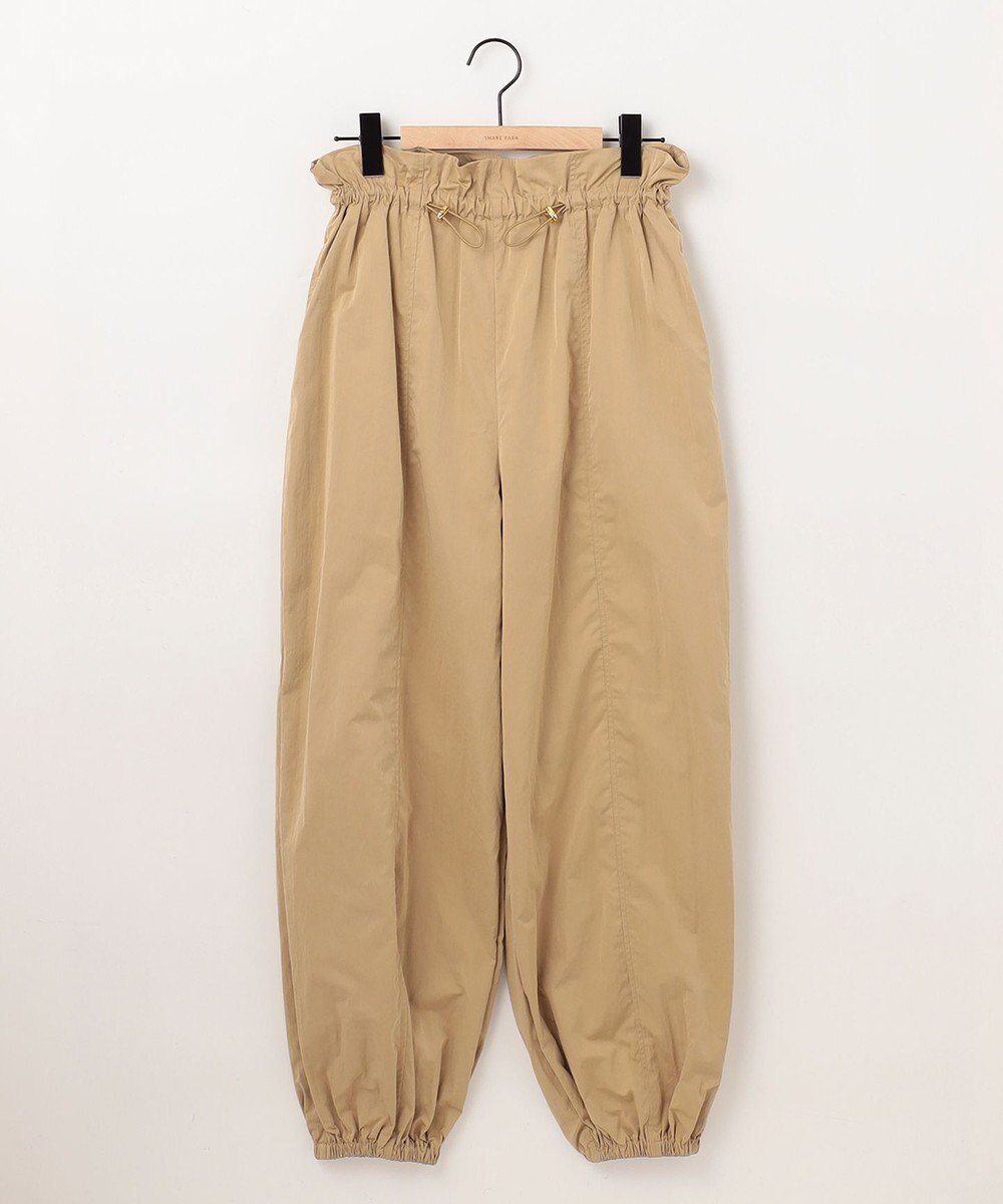 【シェアパーク/SHARE PARK】のウエストギャザーパラシュートパンツ インテリア・キッズ・メンズ・レディースファッション・服の通販 founy(ファニー) 　ファッション　Fashion　レディースファッション　Fashion for Women　パンツ　Pants & Trousers　春　Spring　軽量　Lightweight, Ultra Light　S/S・春夏　SS, Spring/Summer, Warm Season　再入荷　Restock / Back in Stock　夏　Summer　エレガント 上品　Elegant　キャメル系|ID: prp329100004870359 ipo3291000000036299844