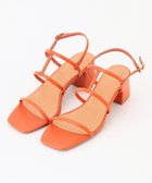 【組曲/KUMIKYOKU】のナローストラップサンダル オレンジ系9|ID: prp329100004870360 ipo3291000000036299852