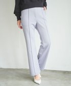 【フェルゥ/Feroux】の【洗える】美シルエットストレッチセミフレア パンツ スカイブルー系|ID: prp329100004870362 ipo3291000000036299870