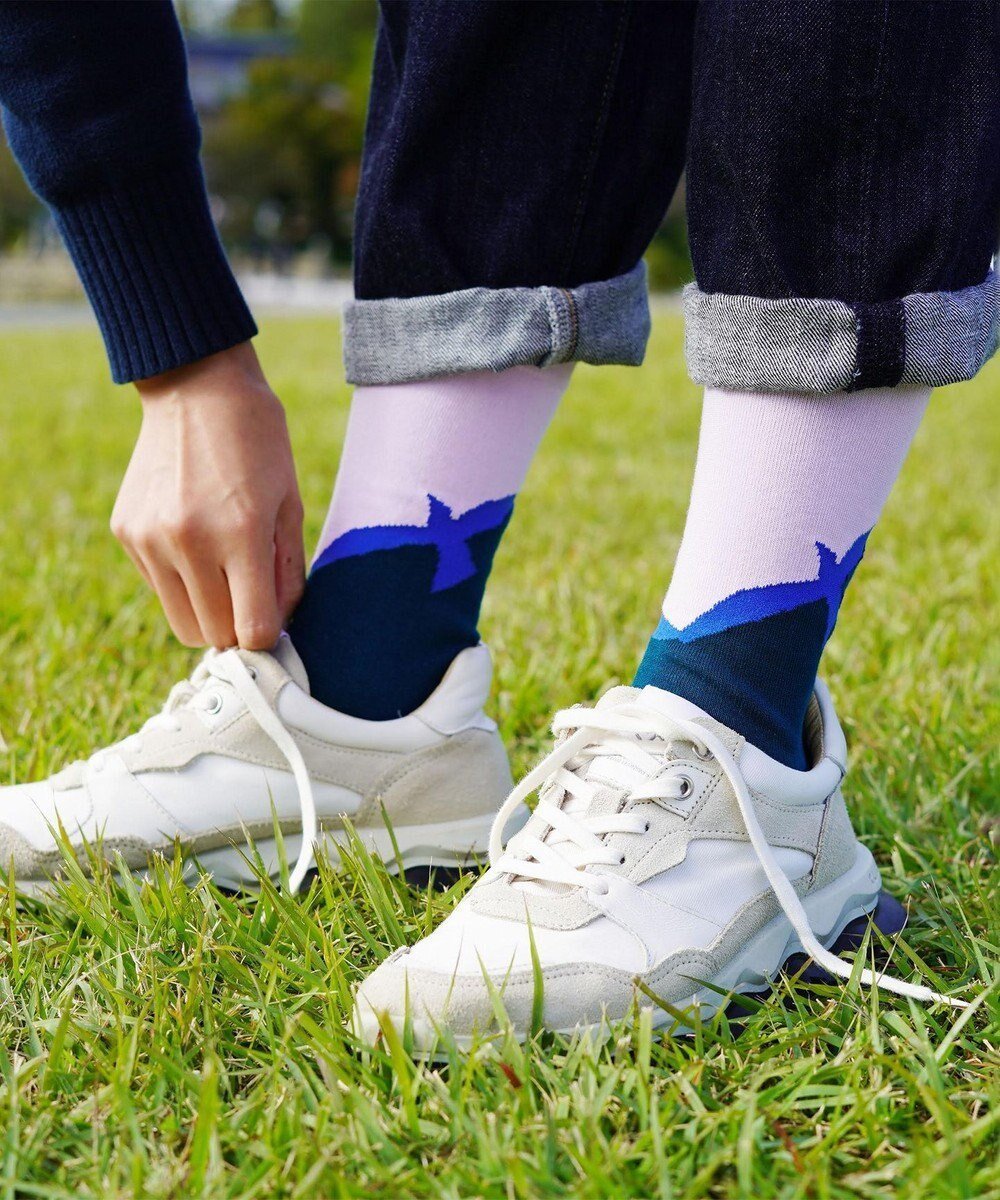 【ニトリト/nitorito】の【UNISEX】米沢オリジナル柄 tori 靴下 人気、トレンドファッション・服の通販 founy(ファニー) 　ファッション　Fashion　レディースファッション　Fashion for Women　ソックス&靴下　Socks & Hosiery　レッグウェア・ストッキング　Legwear & Hosiery　シンプル　Simple, Minimal　ジャカード／ジャガード　Jacquard, Woven Pattern　ストール　Stole, Wrap　ソックス　Socks, Hosiery　ユニセックス　Unisex, Genderless　ワンポイント　One Point, Statement Accent　 other-1|ID: prp329100004870369 ipo3291000000036299904