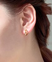 【フィービィー/phoebe】の【金属アレルギー対応】【痛くないシリーズ】ダブルフープライトフィットイヤリング ゴールド 人気、トレンドファッション・服の通販 founy(ファニー) ファッション Fashion レディースファッション Fashion for Women ジュエリー Jewelry ファッションリング Fashion Rings イヤリング・フープ・ドロップタイプ Hoop, Drop & Clip Earrings アクセサリー Fashion Accessories イヤリング Earrings フォルム Silhouette, Form フープ Hoop, Hoop Earrings 軽量 Lightweight, Ultra Light |ID:prp329100004870371