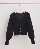 【メゾンドフルール/Maison de FLEUR】のビジューリボンカーディガン Black|ID: prp329100004870378 ipo3291000000036299944