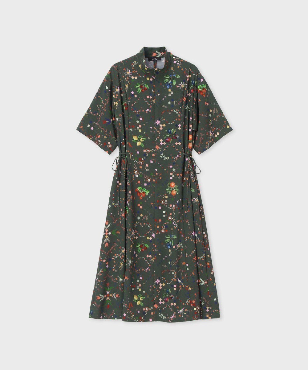 【ポール スミス/Paul Smith】のKeepsakeプリント ワンピース 人気、トレンドファッション・服の通販 founy(ファニー) 　ファッション　Fashion　レディースファッション　Fashion for Women　ワンピース　Dresses　ジップ　Zip, Zipper　ドレープ　Drape, Draping Fabric　プリント　Print, Printed Pattern　モダン　Modern, Contemporary　モチーフ　Motif, Design Theme　リラックス　Relax, Relaxed Fit　夏　Summer　S/S・春夏　SS, Spring/Summer, Warm Season　A/W・秋冬　Autumn/Winter　 other-1|ID: prp329100004870381 ipo3291000000036299951