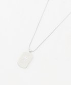 【アイシービー/iCB】の【先行予約】 ドッグタグモチーフネックレス 人気、トレンドファッション・服の通販 founy(ファニー) ファッション Fashion レディースファッション Fashion for Women ジュエリー Jewelry ネックレス Necklaces & Pendants 2026年 2026 アクセサリー Fashion Accessories ネックレス Necklace, Pendant Necklace モチーフ Motif, Design Theme リバーシブル Reversible, Two-Sided thumbnail シルバー|ID: prp329100004870384 ipo3291000000036299960