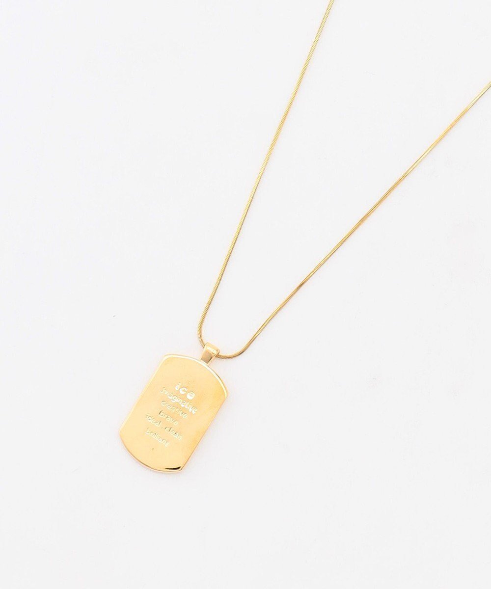 【アイシービー/iCB】の【先行予約】 ドッグタグモチーフネックレス インテリア・キッズ・メンズ・レディースファッション・服の通販 founy(ファニー) 　ファッション　Fashion　レディースファッション　Fashion for Women　ジュエリー　Jewelry　ネックレス　Necklaces & Pendants　2026年　2026　アクセサリー　Fashion Accessories　ネックレス　Necklace, Pendant Necklace　モチーフ　Motif, Design Theme　リバーシブル　Reversible, Two-Sided　ゴールド|ID: prp329100004870384 ipo3291000000036299961