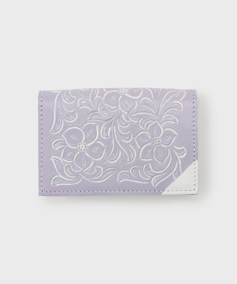 【グレース コンチネンタル/GRACE CONTINENTAL】のLeatherCardCase インテリア・キッズ・メンズ・レディースファッション・服の通販 founy(ファニー) 　ファッション　Fashion　レディースファッション　Fashion for Women　ミニ財布・二つ折り財布　Wallets & Card Cases　カードケース/名刺入れ　Card Holders & Business Cases　フラップ　Flap, Flap Pocket　ポケット　Pocket, Pocket Detail　財布　Wallet, Purse　ラベンダー|ID: prp329100004870390 ipo3291000000036299978