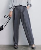 【自由区/JIYU-KU】の【洗える】TWラチネストレッチワイド パンツ グレー|ID: prp329100004870395 ipo3291000000036299993