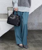 【自由区/JIYU-KU】の【洗える】TWラチネストレッチワイド パンツ ボトルグリーン|ID: prp329100004870395 ipo3291000000036299994