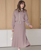 【フェルゥ/Feroux】の【洗える・セットアイテム】ラメライン・ニットセットアップ ベージュ系|ID: prp329100004870397 ipo3291000000036300001