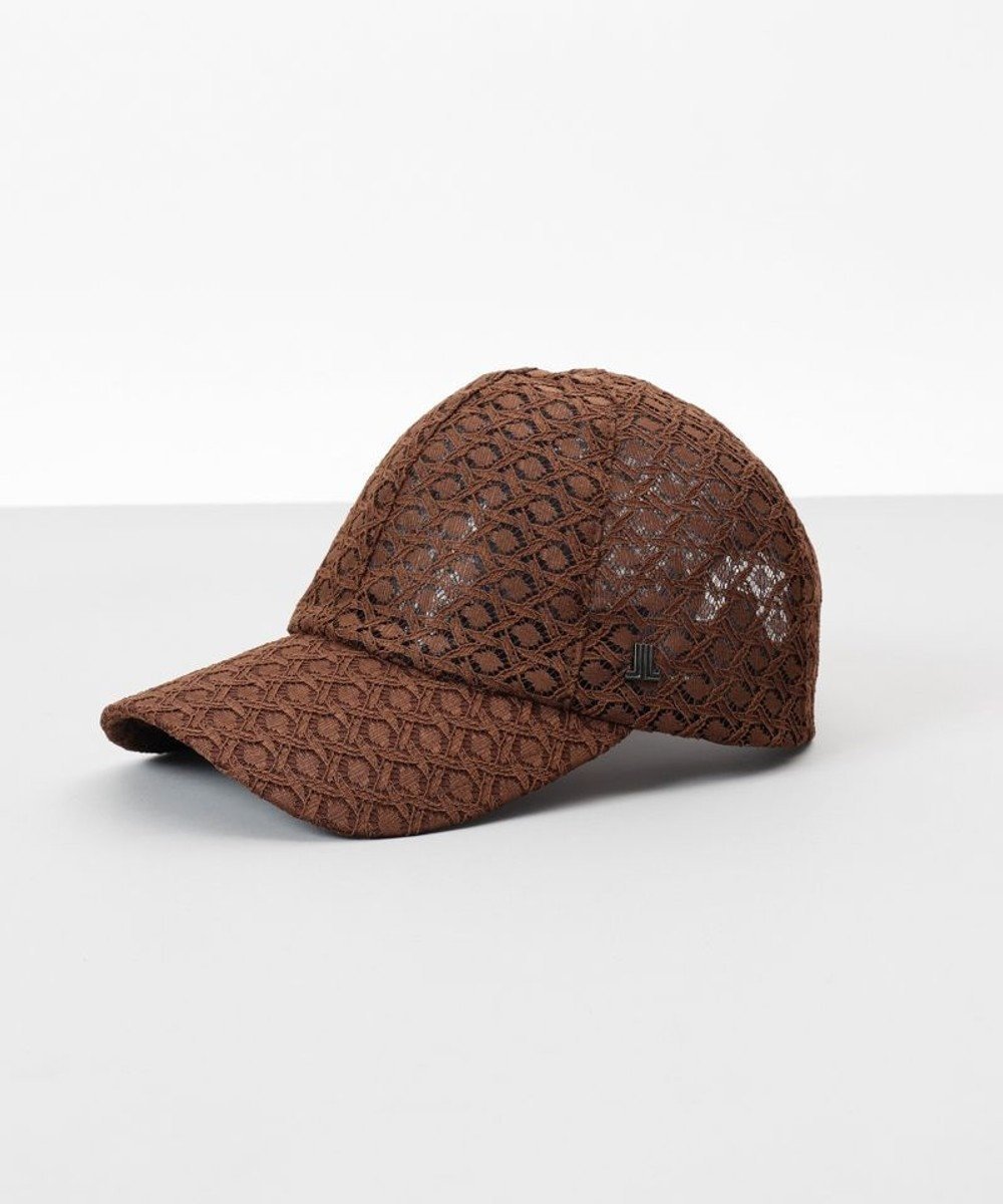 【アウロラ/AURORA】の【 LANVIN en Bleu (ランバン オン ブルー)】レースキャップ インテリア・キッズ・メンズ・レディースファッション・服の通販 founy(ファニー) 　ファッション　Fashion　レディースファッション　Fashion for Women　キャップ&ハット　Hats & Caps　キャップ　Cap, Baseball Cap　トレンド　Trend, Trending Now　レース　Lace, Lace Fabric　夏　Summer　帽子　Hat, Headwear　抗菌　Antibacterial, Bacteria-Resistant　春　Spring　S/S・春夏　SS, Spring/Summer, Warm Season　ブラウン|ID: prp329100004870399 ipo3291000000036300008