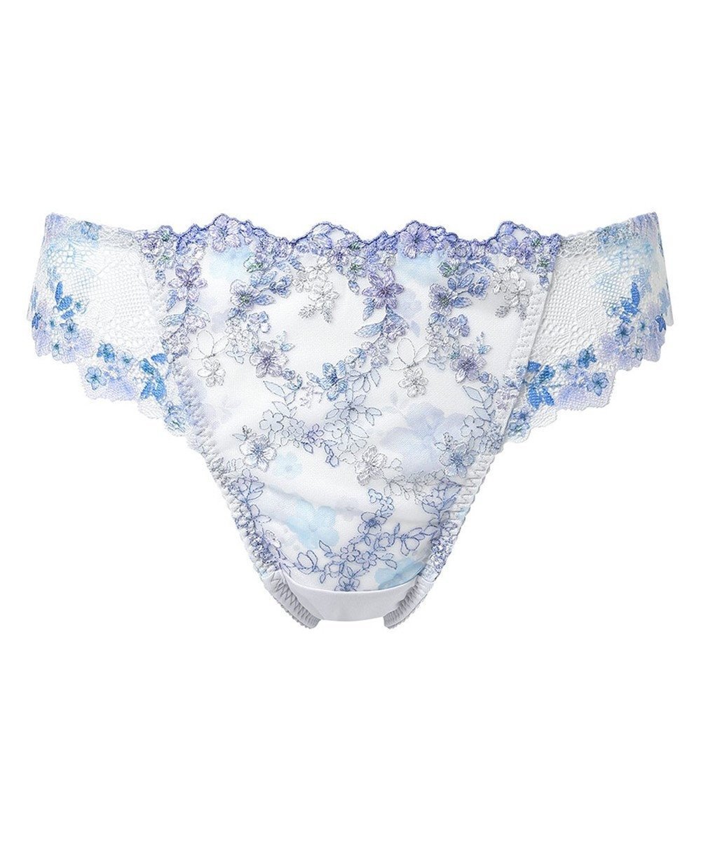 【ウィング/Wing】のTバックショーツ Wing Lesiage PB2120とペア 【2120シリーズ】 はきこみ丈あさめ PF2122 ウイング/ワコール インテリア・キッズ・メンズ・レディースファッション・服の通販 founy(ファニー) 　ファッション　Fashion　レディースファッション　Fashion for Women　バッグ　Bags　おすすめ　Recommended / Our Picks　アンダー　Underwear Essentials　シアー　Sheer, See-Through　ショーツ　Shorts, Short Pants　フラワー　Flower, Floral　フロント　Front, Front Design　プリント　Print, Printed Pattern　モチーフ　Motif, Design Theme　ラグジュアリー　Luxury, Elegant　レース　Lace, Lace Fabric　エレガント 上品　Elegant　春　Spring　サックス|ID: prp329100004870400 ipo3291000000036300018