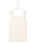 【アイシービー/iCB】の【WEB限定カラーあり・先行予約】 ブロードステッチリブ タンクトップ オフホワイトラメ|ID: prp329100004870401 ipo3291000000036300024