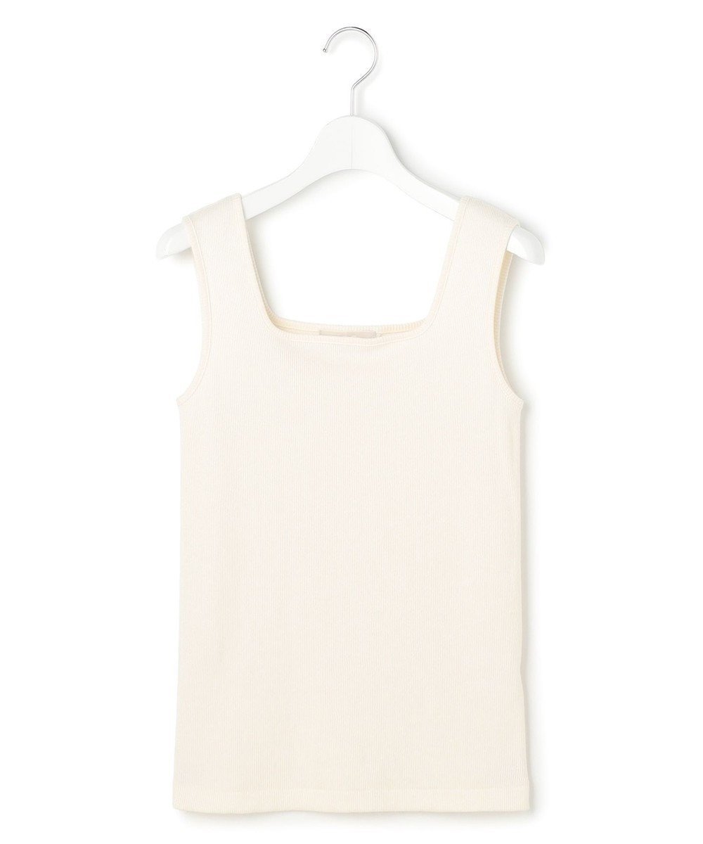 【アイシービー/iCB】の【WEB限定カラーあり・先行予約】 ブロードステッチリブ タンクトップ インテリア・キッズ・メンズ・レディースファッション・服の通販 founy(ファニー) 　ファッション　Fashion　レディースファッション　Fashion for Women　トップス・カットソー　Cut & Sew Tops　インナー　Innerwear　春　Spring　ジャケット　Jacket, Outerwear　スクエア　Square, Square Shape　タンク　Tank Top, Sleeveless Top　フィット　Fit, Slim Fit　S/S・春夏　SS, Spring/Summer, Warm Season　夏　Summer　エレガント 上品　Elegant　2026年　2026　オフホワイトラメ|ID: prp329100004870401 ipo3291000000036300024