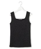 【アイシービー/iCB】の【WEB限定カラーあり・先行予約】 ブロードステッチリブ タンクトップ ブラックラメ|ID: prp329100004870401 ipo3291000000036300026