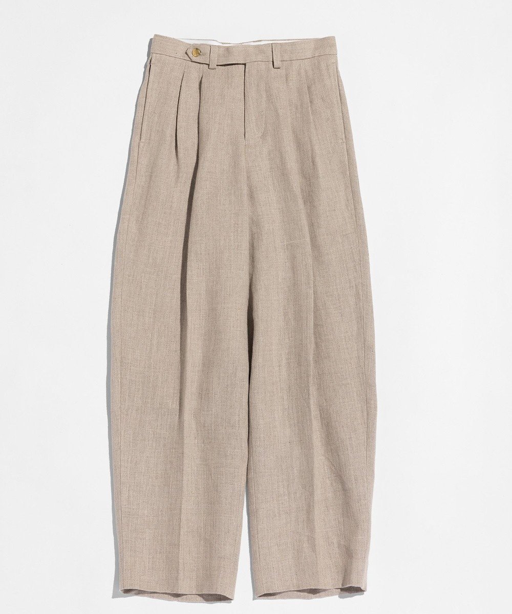 【リノ/LENO】のFRENCH WORK HEVY LINEN TROUSERS リネンパンツ インテリア・キッズ・メンズ・レディースファッション・服の通販 founy(ファニー) 　ファッション　Fashion　レディースファッション　Fashion for Women　パンツ　Pants & Trousers　ヴィンテージ　Vintage Style　春　Spring　セットアップ　Set-Up, Coordinated Outfit　メタル　Metal, Metal Parts　リネン　Linen, Linen Fabric　ワーク　Workwear, Utility Style　S/S・春夏　SS, Spring/Summer, Warm Season　おすすめ　Recommended / Our Picks　夏　Summer　OATMEAL|ID: prp329100004870431 ipo3291000000036300122