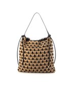 【アンビリオン/UNBILLION】のカシュカシュ cachecache / 配色編みワンハンドルトート カゴバッグ ブラック|ID: prp329100004870432 ipo3291000000036300124