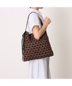 【アンビリオン/UNBILLION】のカシュカシュ cachecache / 配色編みワンハンドルトート カゴバッグ チョコ|ID: prp329100004870432 ipo3291000000036300125