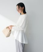 【グリーンパークス/Green Parks】のペプラムドッキングプルオーバー Off White|ID: prp329100004870433 ipo3291000000036300127