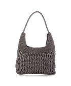 【アンビリオン/UNBILLION】のカシュカシュ cachecache / メタリックコード柄編みワンハンドルトート ダークシルバー|ID: prp329100004870439 ipo3291000000036300154