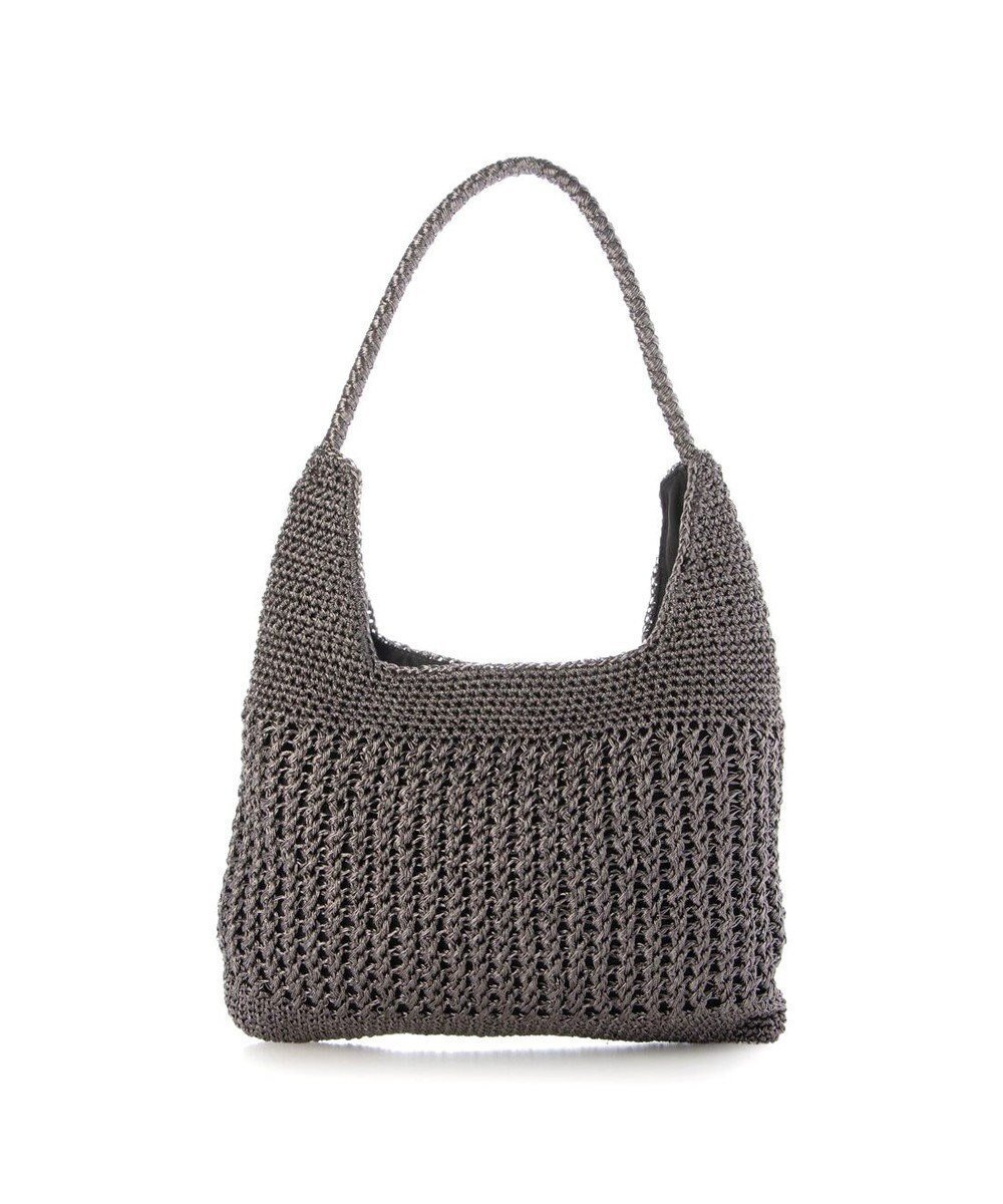 【アンビリオン/UNBILLION】のカシュカシュ cachecache / メタリックコード柄編みワンハンドルトート インテリア・キッズ・メンズ・レディースファッション・服の通販 founy(ファニー) 　ファッション　Fashion　レディースファッション　Fashion for Women　バッグ　Bags　カラフル　Colorful Design　ショルダー　Shoulder, Shoulder Strap　財布　Wallet, Purse　ハンド　Hand, Handmade　パーティ　Party, Party Style　ミックス　Mix, Mixed Style　モチーフ　Motif, Design Theme　レース　Lace, Lace Fabric　再入荷　Restock / Back in Stock　おすすめ　Recommended / Our Picks　エレガント 上品　Elegant　ダークシルバー|ID: prp329100004870439 ipo3291000000036300154