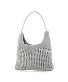 【アンビリオン/UNBILLION】のカシュカシュ cachecache / メタリックコード柄編みワンハンドルトート シルバー|ID: prp329100004870439 ipo3291000000036300155