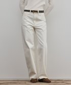 【グレース コンチネンタル/GRACE CONTINENTAL】のワイドストレートホワイトデニム ホワイト|ID: prp329100004870447 ipo3291000000036300188