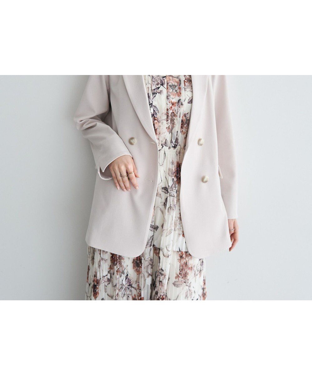 【イェッカ ヴェッカ/YECCA VECCA】のダブルブレストジャケット 人気、トレンドファッション・服の通販 founy(ファニー) 　ファッション　Fashion　レディースファッション　Fashion for Women　アウター　Coat / Outerwear Collection　レディースジャケット・軽アウター　Jackets　テーラードジャケット / 通勤・きれいめスタイル　Tailored Jackets & Blazers　ジャケット　Jacket, Outerwear　スタイリッシュ　Stylish, Fashionable　フラップ　Flap, Flap Pocket　ポケット　Pocket, Pocket Detail　夏　Summer　定番　Standard, Basic Item　春　Spring　S/S・春夏　SS, Spring/Summer, Warm Season　 other-1|ID: prp329100004870451 ipo3291000000036300203